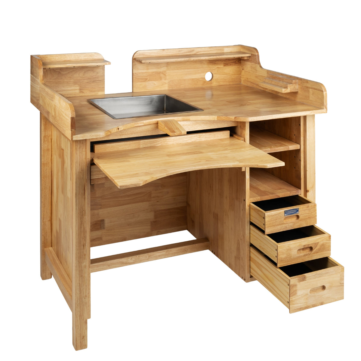 Stone Setters Workbench, Professional Series, Hardwood for the jewelry studio