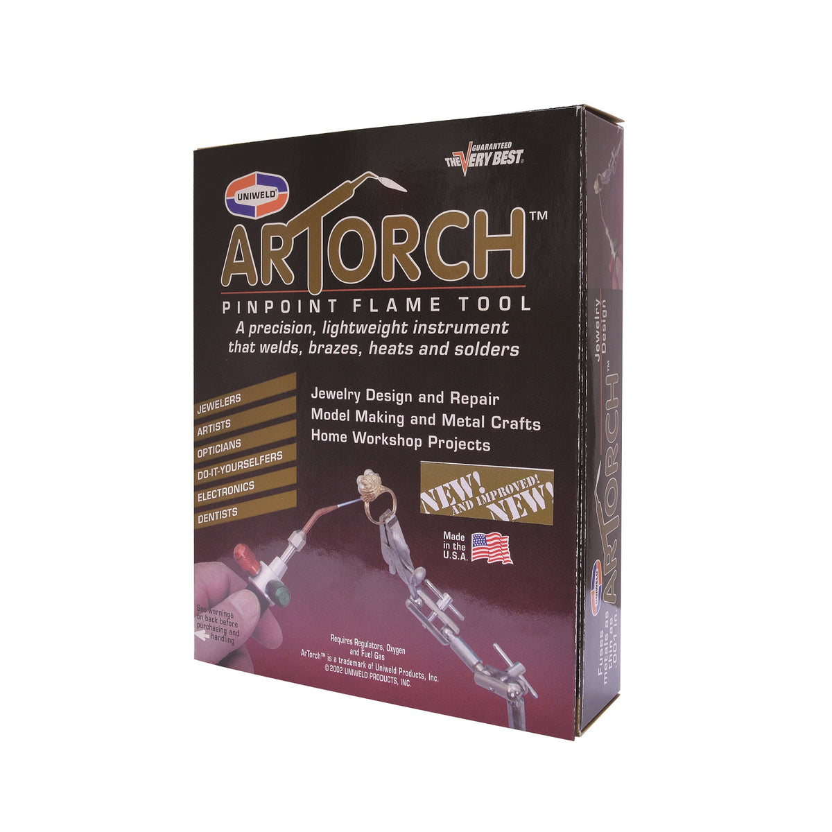 Uniweld ArTorch Pinpoint Flame Kit: Precision Torch for Jewelry, Art, & Professional Trades