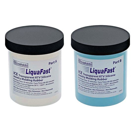 Liquafast ICE- two part transparent RTV silicone mold