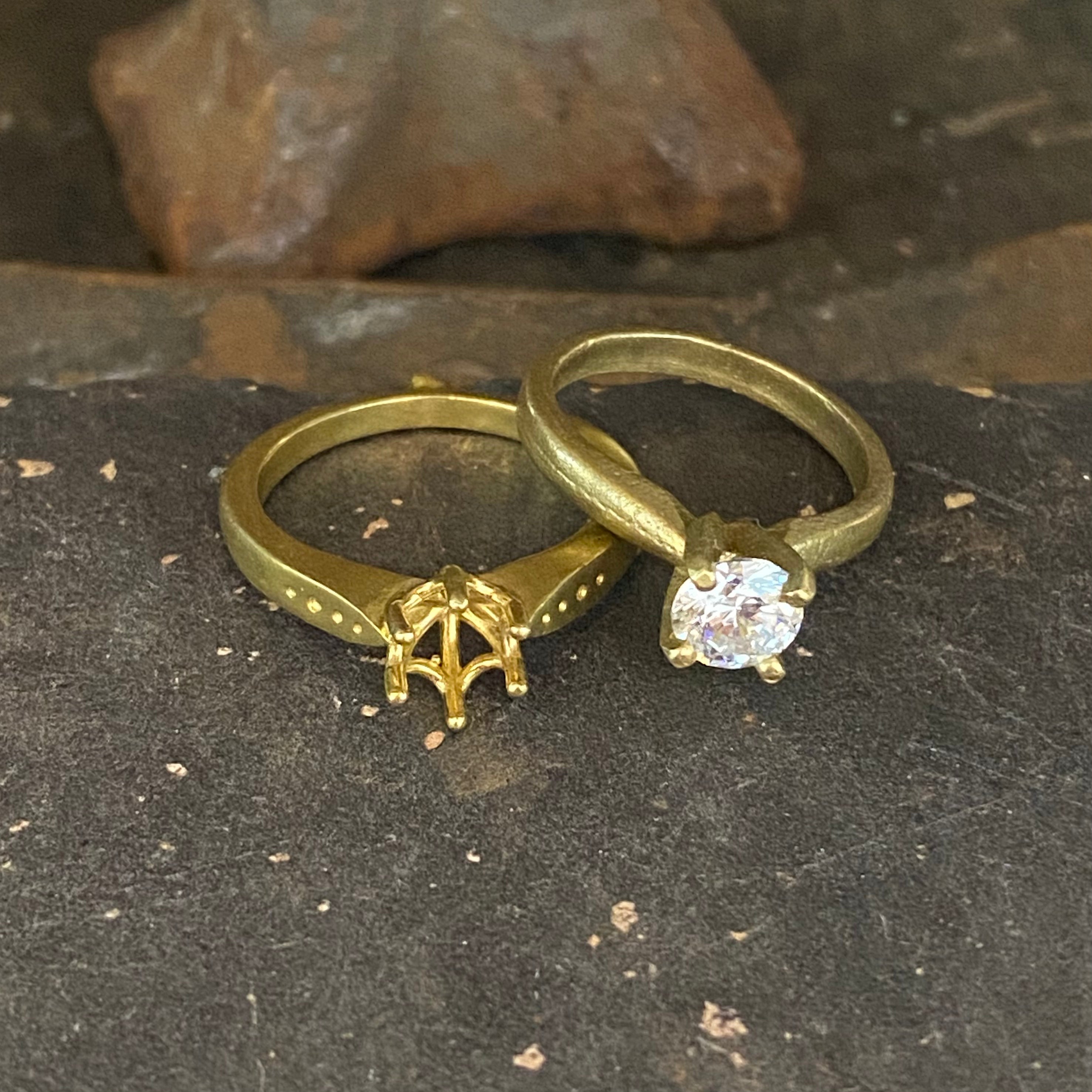 Intro To Prong Setting: 4 & 6 Prong Faceted Stone Setting