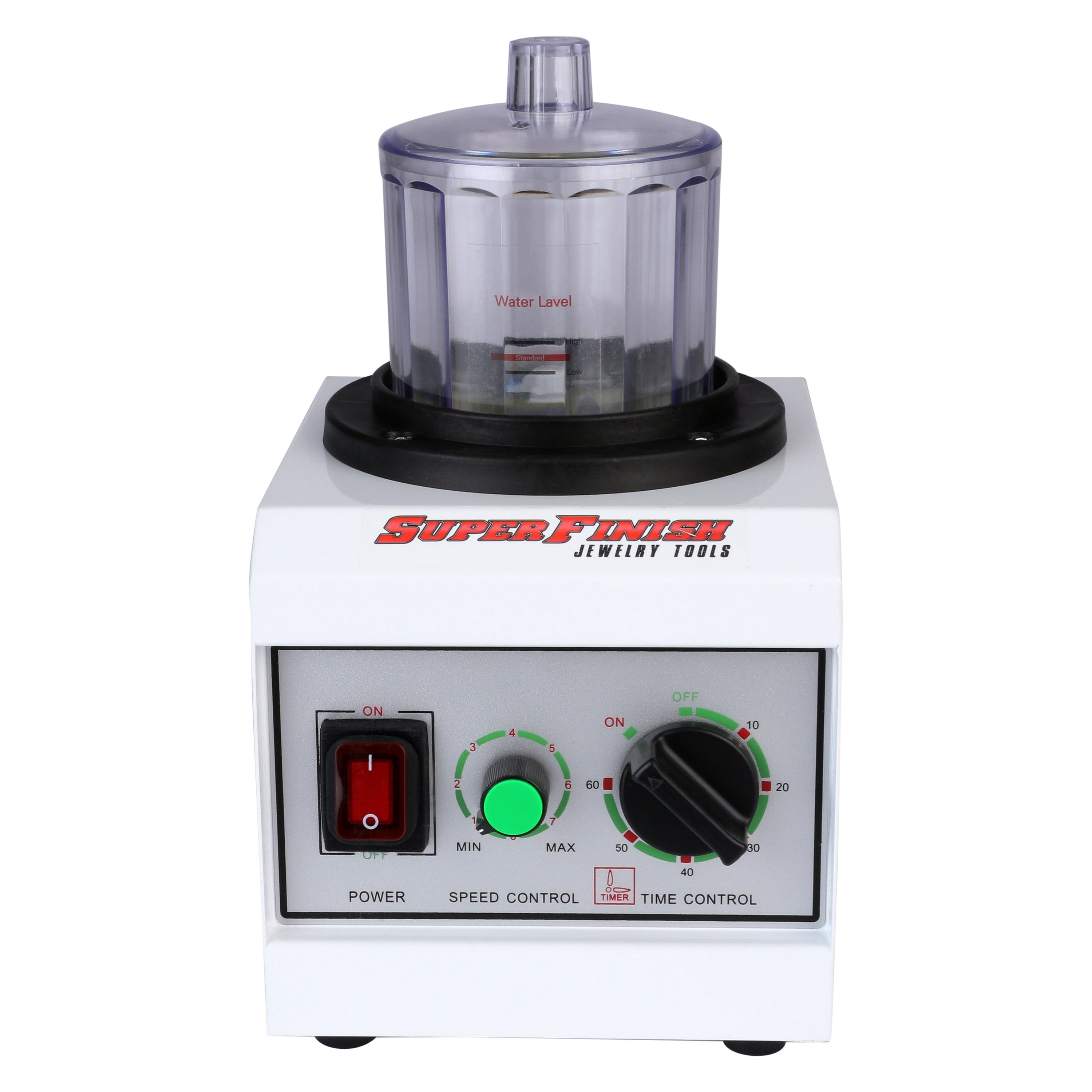 Super Mini Magnetic Jewelry Tumbler, Variable Speed, 4" Bowl, Pin Finisher