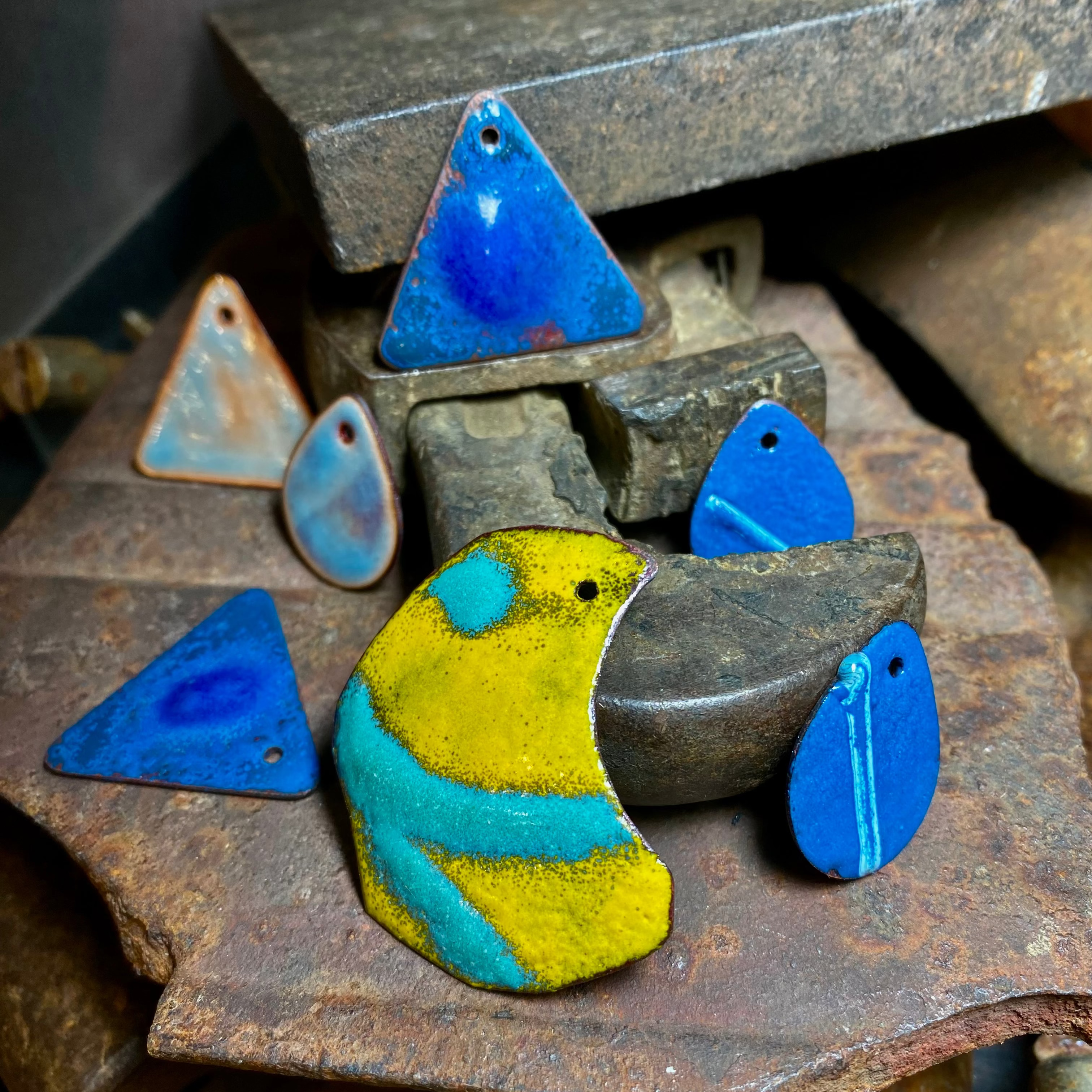 Enameling jewelry making class