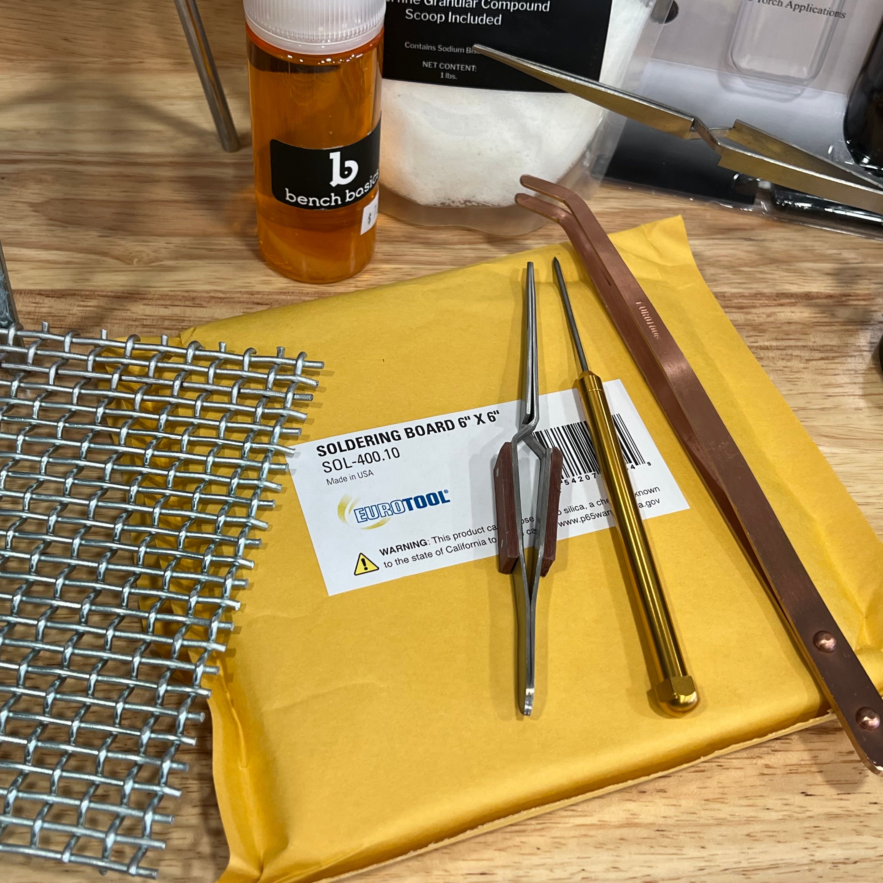 Silversmithing Metalsmithing Soldering Kit B Golden Jewelry School