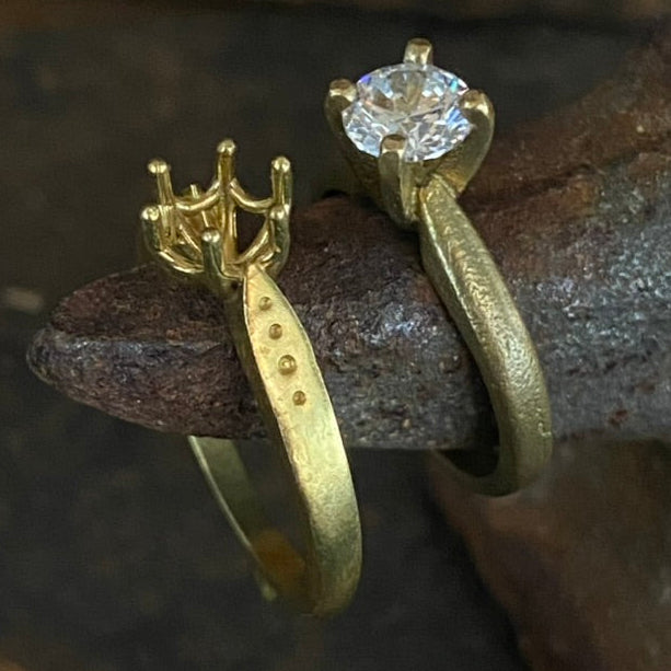 Intro To Prong Setting: 4 & 6 Prong Faceted Stone Setting