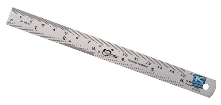 Steel Ruler 6” (150mm)