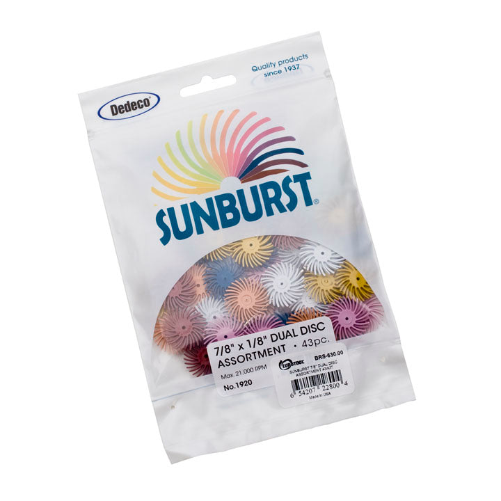 Sunburst 7/8'' Disc Assortment 43 pc. Kit