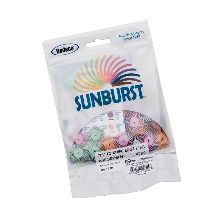 Sunburst 7/8'' Disc Assortment 43 pc. Kit
