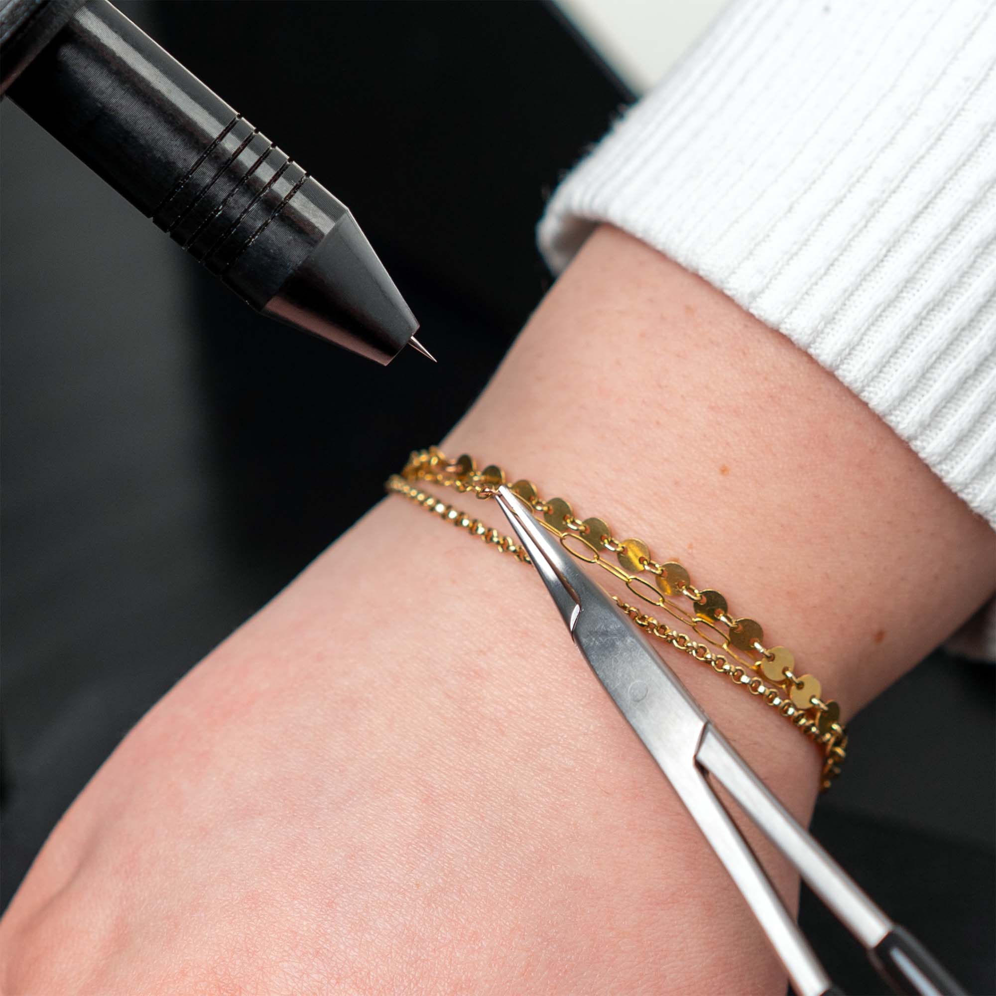 Sunstone Grounded Hemostat Locking Pliers for Your Permanent Jewelry Welderª