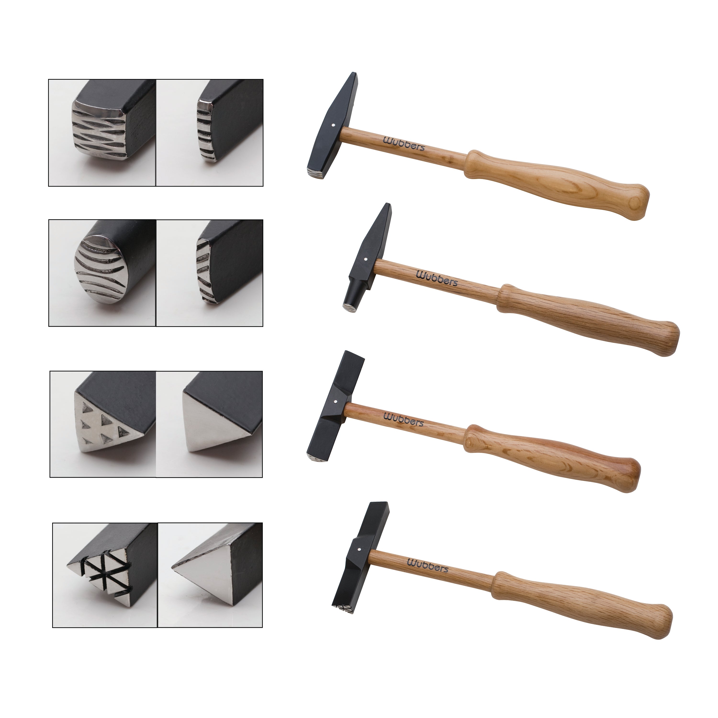 Texture hammer set silversmithing
