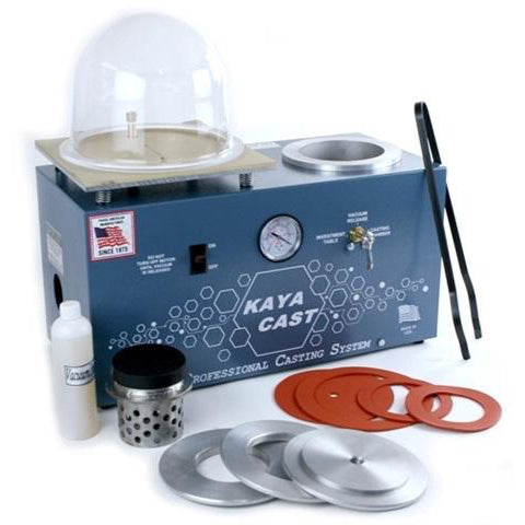 Tabletop Vacuum Investing and Casting Machine System - KAYACAST for casting metal