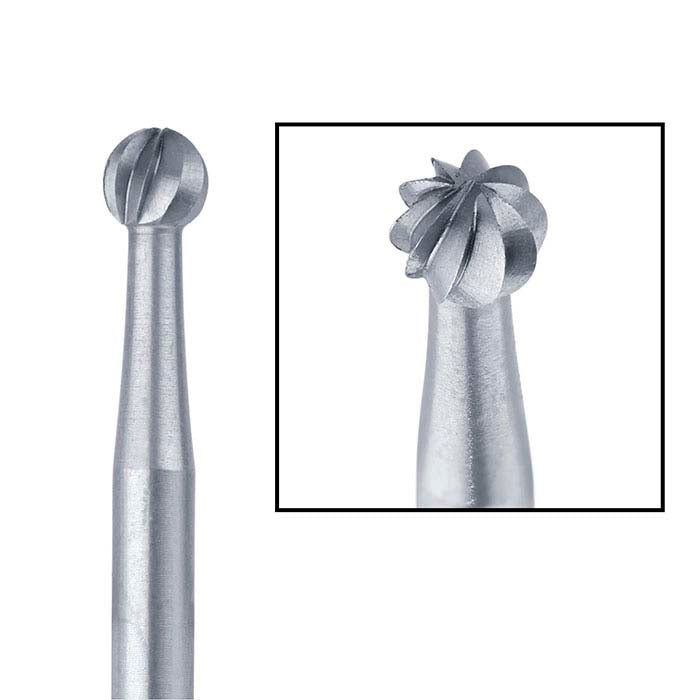 Busch® Tungsten Vanadium Round Bur, 3mm