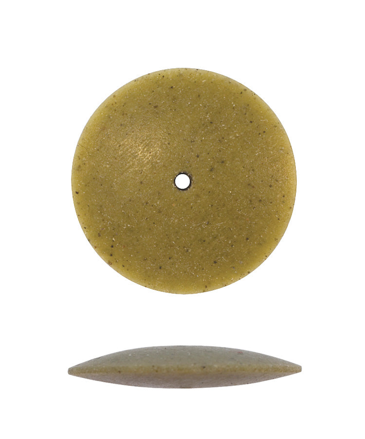 Pumice Wheels-Green Knife Edge 7/8" -Medium  PK/12