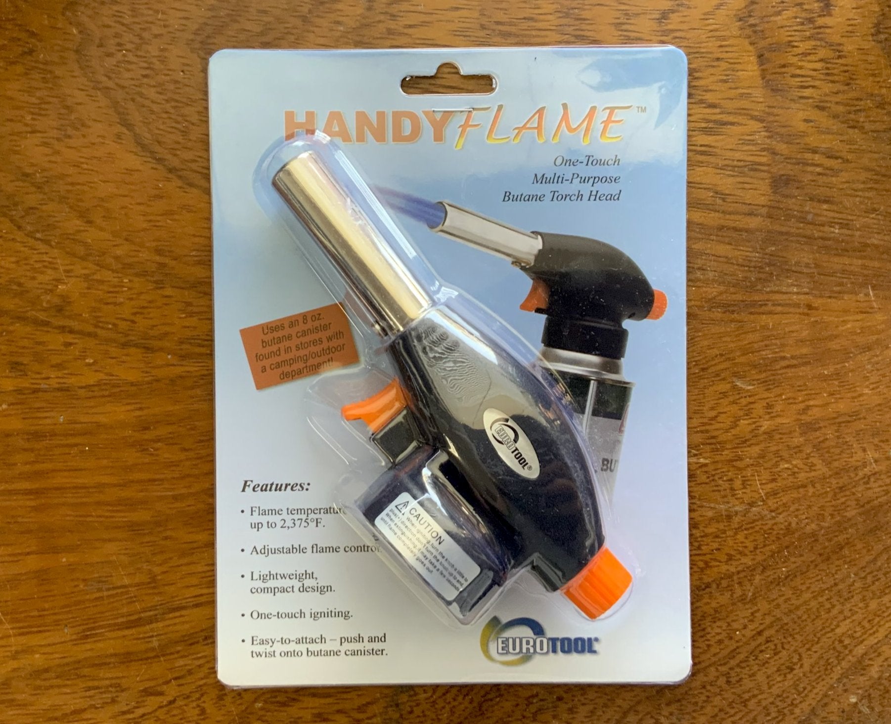 Handy flame butane torch